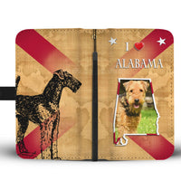 Airedale Terrier Print Wallet Case-Free Shipping-AL State - Deruj.com