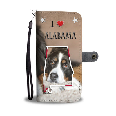 Cute Bernese Mountain Dog Print Wallet Case-Free Shipping-AL State - Deruj.com