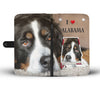 Cute Bernese Mountain Dog Print Wallet Case-Free Shipping-AL State - Deruj.com