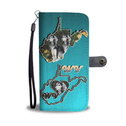 Amazing Saluki Dog Print Wallet Case-Free Shipping-WV State - Deruj.com