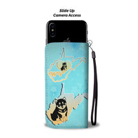 Lovely Shiba Inu Dog Art Print Wallet Case-Free Shipping-WV State - Deruj.com