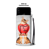 Abyssinian Cat Print Wallet Case-Free Shipping-OH State - Deruj.com