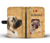 English Mastiff Dog Print Wallet Case-Free Shipping-AL Shipping - Deruj.com