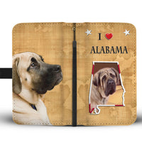 English Mastiff Dog Print Wallet Case-Free Shipping-AL Shipping - Deruj.com