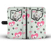 Turkish Angora Cat Heart With Paws Print Wallet Case-Free Shipping-OH State - Deruj.com