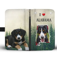 Entlebucher Mountain Dog Print Wallet Case-Free Shipping-AL State - Deruj.com