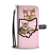 Bengal Cat Print Wallet Case-Free Shipping-OH State - Deruj.com