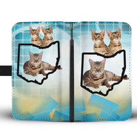 Amazing Bengal Cat Print Wallet Case-Free Shipping-OH State - Deruj.com