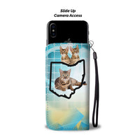 Amazing Bengal Cat Print Wallet Case-Free Shipping-OH State - Deruj.com