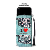 Border Collie Dog In Lots Print Wallet Case-Free Shipping-OK State - Deruj.com