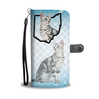 American Shorthair Cat Print Wallet Case-Free Shipping-OH State - Deruj.com