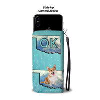 Cardigan Welsh Corgi Dog Print Wallet Case-Free Shipping-OK State - Deruj.com
