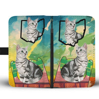 Amazing American Shorthair Cat Print Wallet Case-Free Shipping-OH State - Deruj.com