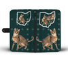 Savannah Cat Print Wallet Case-Free Shipping-OH State - Deruj.com