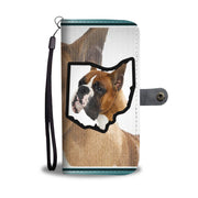 Boxer Dog Print Wallet Case-Free Shipping-OH State - Deruj.com