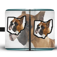 Boxer Dog Print Wallet Case-Free Shipping-OH State - Deruj.com