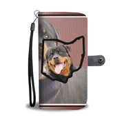 Rottweiler Print Wallet Case-Free Shipping-OH State - Deruj.com