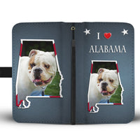 Cute Bulldog Print Wallet Case-Free Shipping-AL State - Deruj.com