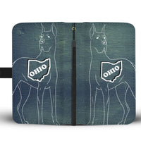 Great Dane Dog Print Wallet Case-Free Shipping-OH State - Deruj.com