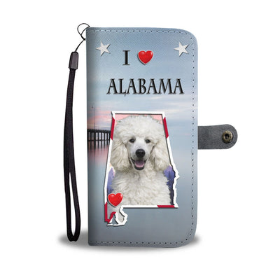 Lovely Poodle Print Wallet Case-Free Shipping-AL State - Deruj.com