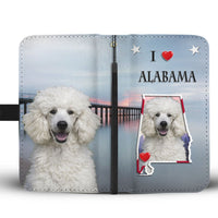 Lovely Poodle Print Wallet Case-Free Shipping-AL State - Deruj.com