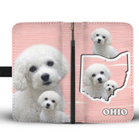 Cute Bichon Frise Print Wallet Case-Free Shipping-OH State - Deruj.com