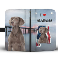 Cute Weimaraner Dog Print Wallet Case-Free Shipping-AL State - Deruj.com