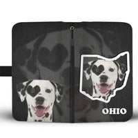 Dalmatian dog Print Wallet Case-Free Shipping-OH State - Deruj.com