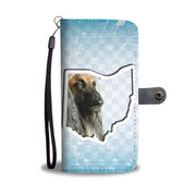 Afghan Hound Print Wallet Case-Free Shipping-OH State - Deruj.com