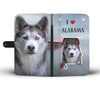 Siberian Husky Print Wallet Case-Free Shipping-AL State - Deruj.com