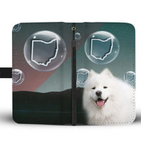 American Eskimo Dog Print Wallet Case-Free Shipping-OH State - Deruj.com