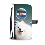 American Eskimo Dog Print Wallet Case-Free Shipping-CO State - Deruj.com