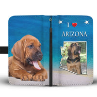 Cute Bloodhound Print Wallet Case-Free Shipping-AZ State - Deruj.com
