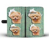 Cute Pomeranian Dog Print Wallet Case-Free Shipping-WI State - Deruj.com