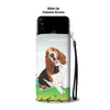 Basset Hound Print Wallet Case-Free Shipping-CO State