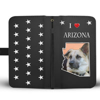 Chinook Dog Print Wallet Case-Free Shipping-AZ State - Deruj.com