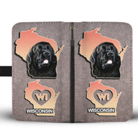 Amazing Newfoundland Dog Print Wallet Case-Free Shipping-WI State - Deruj.com