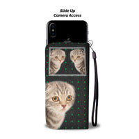 Scottish Fold Cat Print Wallet Case-Free Shipping-CO State - Deruj.com