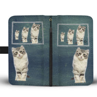 American Curl Cat Print Wallet Case-Free Shipping-CO State - Deruj.com