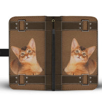 Abyssinian Cat Print Wallet Case-Free Shipping-CO State - Deruj.com
