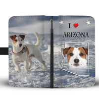 Jack Russell Terrier Print Wallet Case-Free Shipping-AZ State - Deruj.com