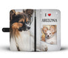 Lovely Papillon Dog Print Wallet Case-Free Shipping-AZ State - Deruj.com