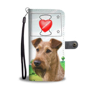 Irish Terrier Print Wallet Case-Free Shipping-CO State - Deruj.com