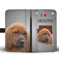 Redbone Coonhound Print Wallet Case-Free Shipping-AZ State - Deruj.com