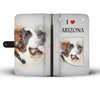 St. Bernard Dog Print Wallet Case-Free Shipping-AZ State - Deruj.com