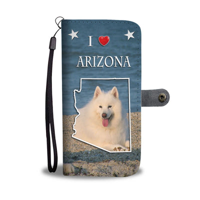 Samoyed Dog Print Wallet Case-Free Shipping-AZ State - Deruj.com