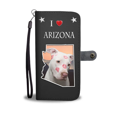 Pit Bull Terrier Print Wallet Case-Free Shipping-AZ State - Deruj.com