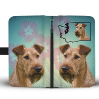 Irish Terrier Print Wallet Case-Free Shipping-WA State - Deruj.com