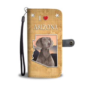 Weimaraner Dog Print Wallet Case-Free Shipping-AZ State - Deruj.com