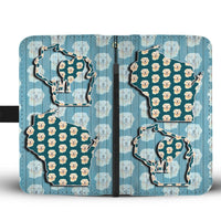 Golden Retriever Dog Pattern Print Wallet Case-Free Shipping-WI State - Deruj.com